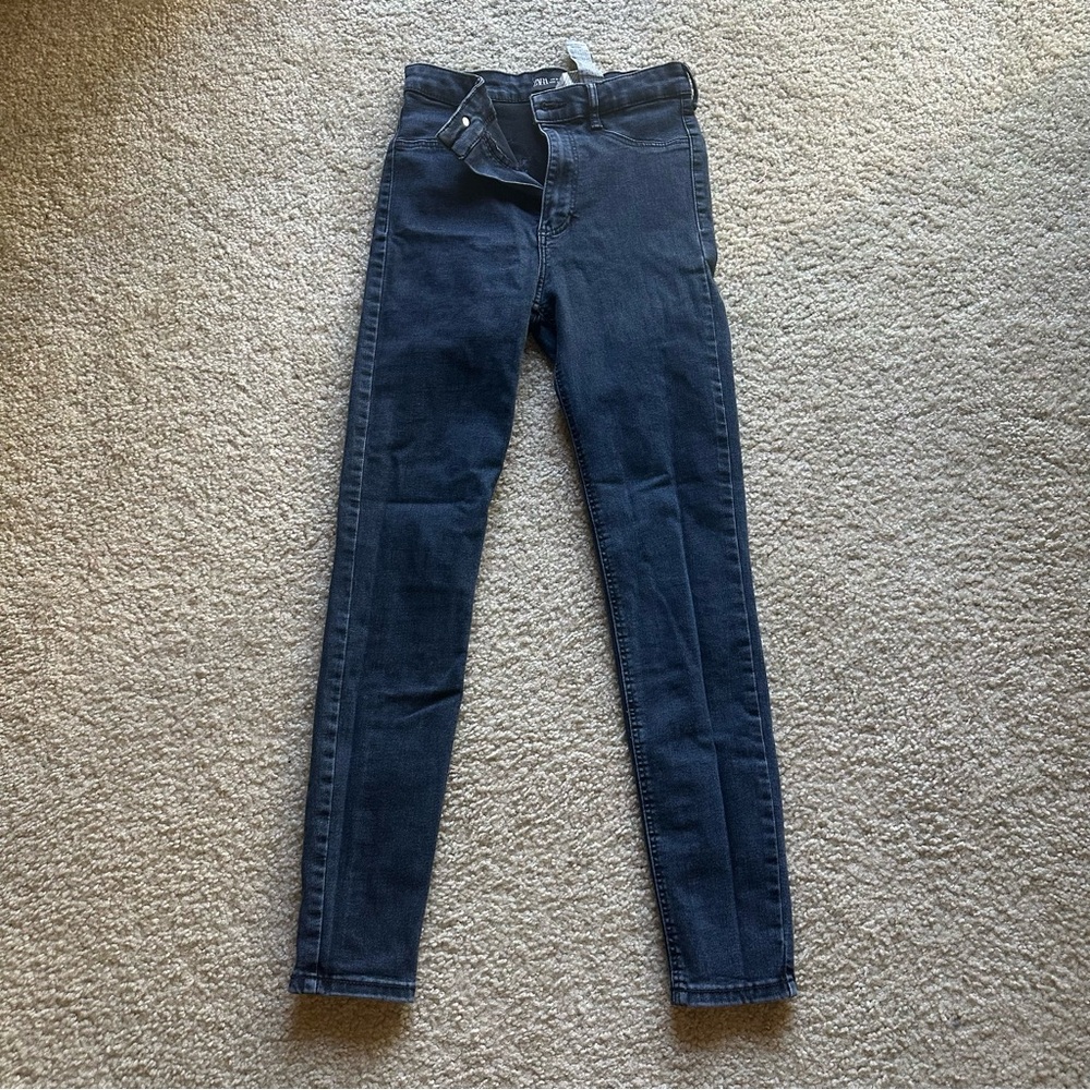 Zara Dark Blue Skinny Jeans